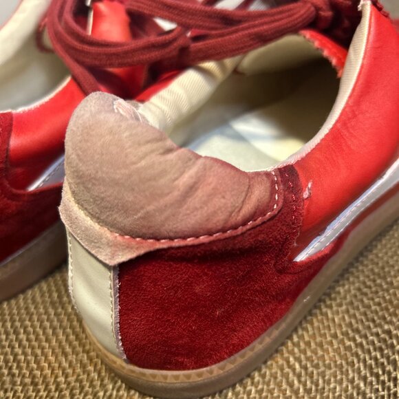 Dolce Vita Notice Sneakers Crimson Suede | Women's 10 | Retro Casual Streetwear - Picture 9 of 9